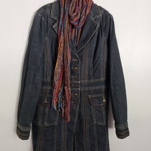 Motto Denim Coat sz S